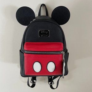 NWT - Loungefly x Mickey Suit Mini Backpack